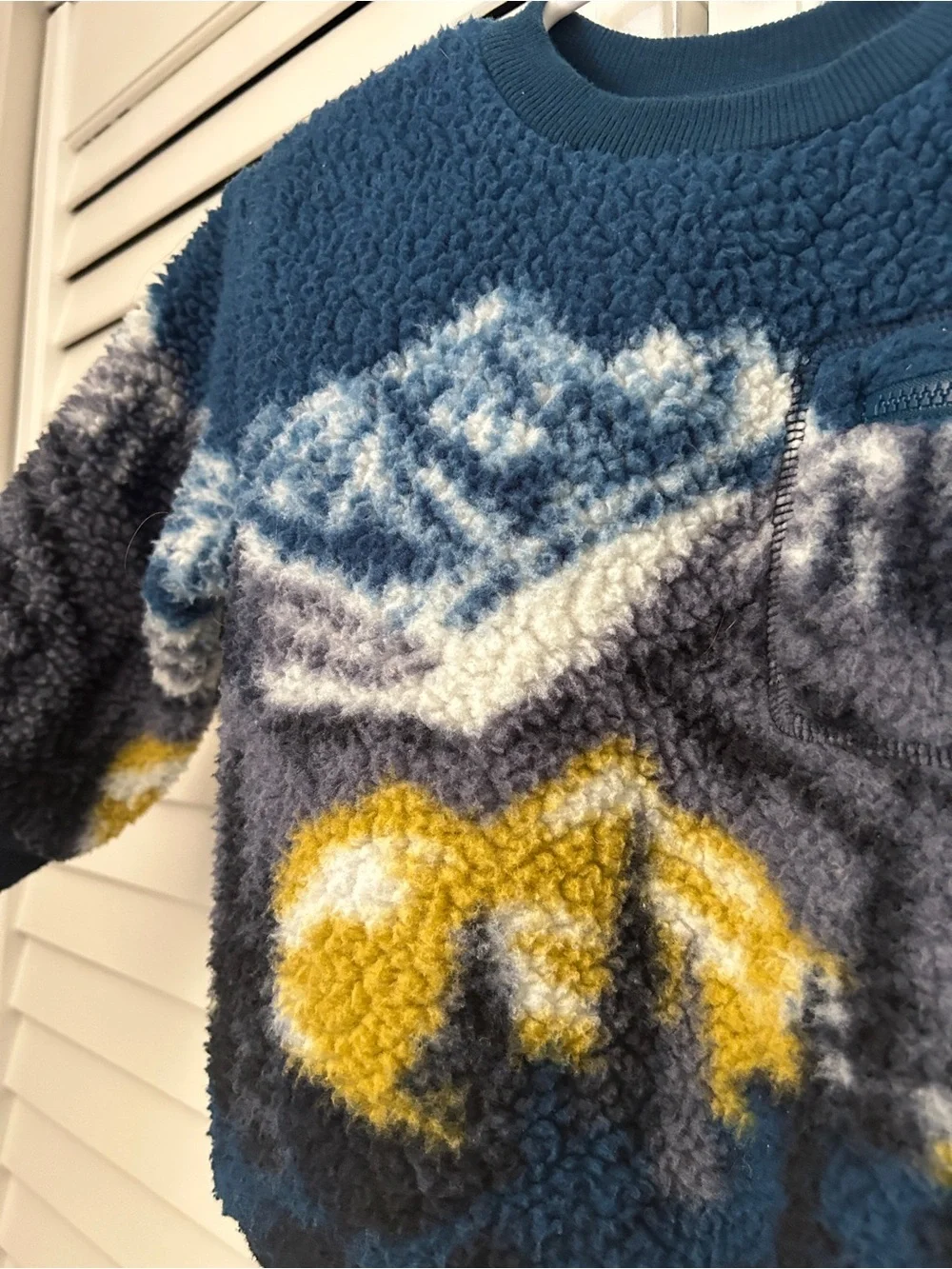 Old Navy Toddler Blue Mountain Sherpa Sweater